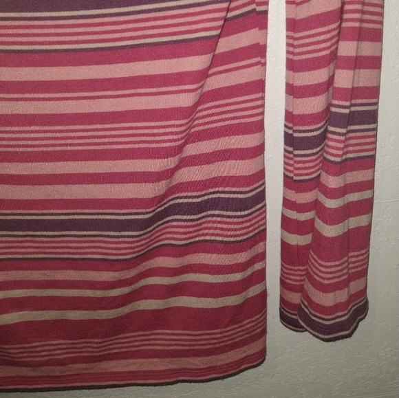 NWT FREE PEOPLE Portland Striped Retro Pink Tunic Top - Picture 6 of 10